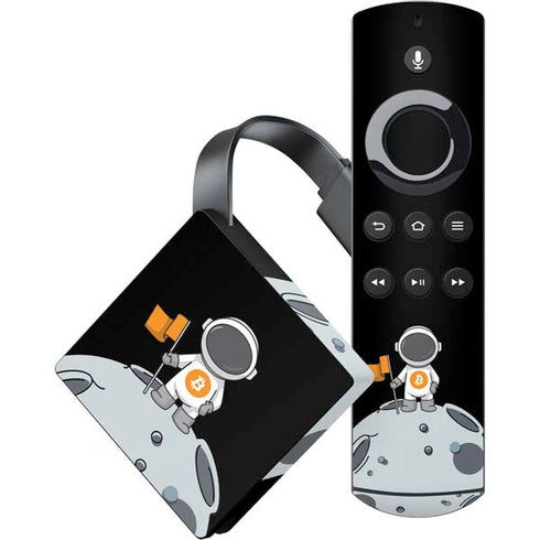 Bitcoin Astronaut Amazon Fire TV Skin