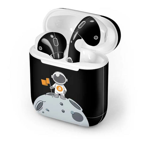 Bitcoin Astronaut Apple AirPods 2 Skin