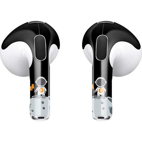 Bitcoin Astronaut Apple AirPods (3rd Gen 2021) Skin