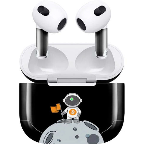 Bitcoin Astronaut Apple AirPods (3rd Gen 2021) Skin