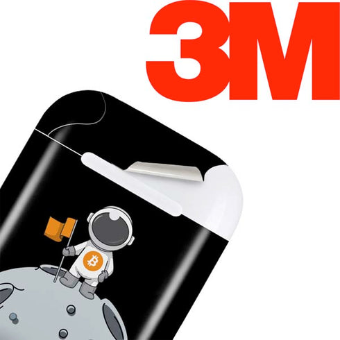 Bitcoin Astronaut Apple AirPods Skin