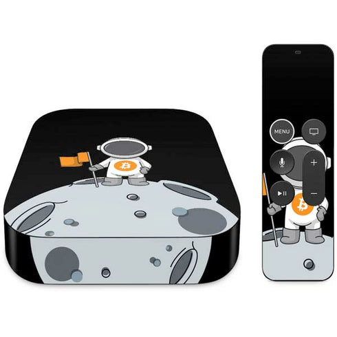 Bitcoin Astronaut Apple TV Skin