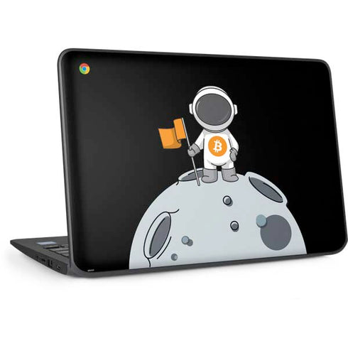 Bitcoin Astronaut HP Chromebook Skin