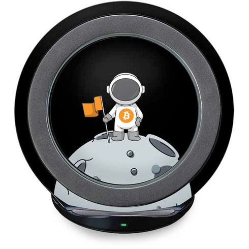 Bitcoin Astronaut Fast Charge Wireless Charging Stand Skin
