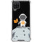Bitcoin Astronaut Galaxy A12 Clear Case