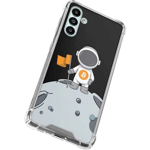 Bitcoin Astronaut Galaxy A13 5G Clear Case