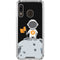 Bitcoin Astronaut Galaxy A30 Clear Case