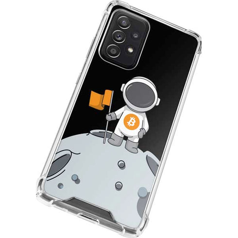 Bitcoin Astronaut Galaxy A52 5G Clear Case