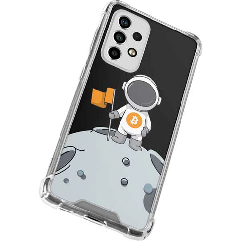 Bitcoin Astronaut Galaxy A53 5G Clear Case