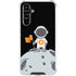 Bitcoin Astronaut Galaxy A54 5G Clear Case