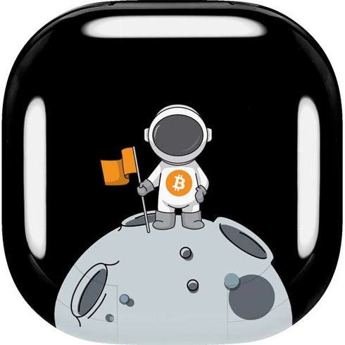 Bitcoin Astronaut Galaxy Buds Live Skin