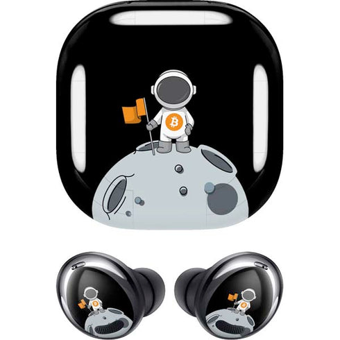 Bitcoin Astronaut Galaxy Buds Pro Skin