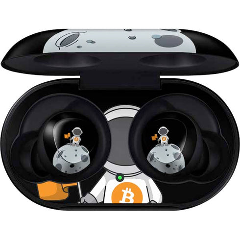 Bitcoin Astronaut Galaxy Buds Skin