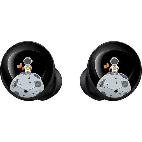 Bitcoin Astronaut Galaxy Buds Skin