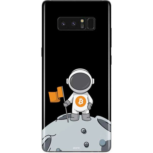 Bitcoin Astronaut Galaxy Note 8 Skin