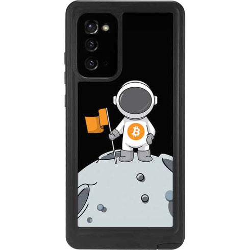 Bitcoin Astronaut Galaxy Note20 5G Waterproof Case