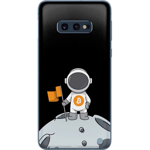 Bitcoin Astronaut Galaxy S10e Skin