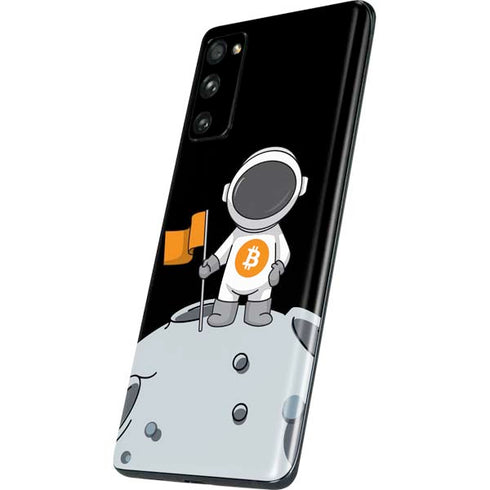 Bitcoin Astronaut Galaxy S20 Fan Edition Skin