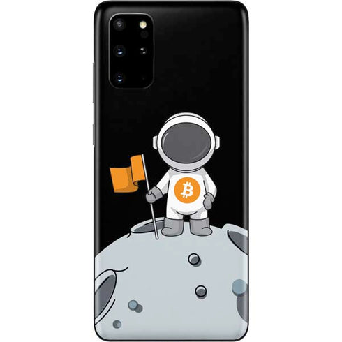 Bitcoin Astronaut Galaxy S20 Plus Skin