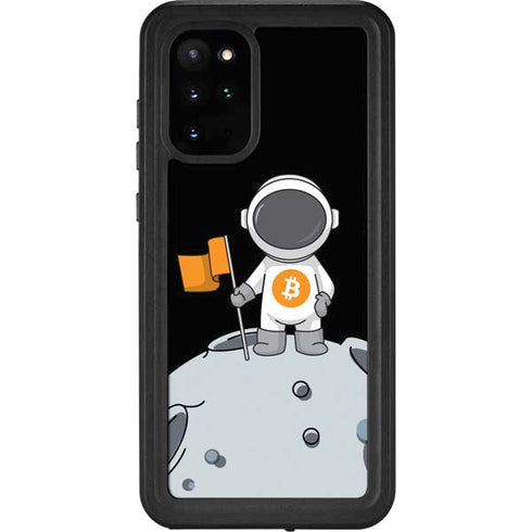 Bitcoin Astronaut Galaxy S20 Plus Waterproof Case