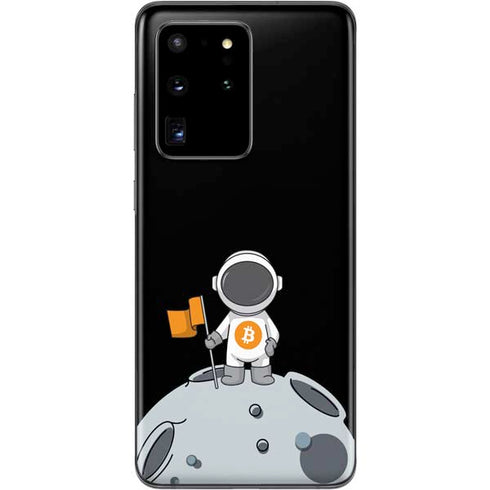 Bitcoin Astronaut Galaxy S20 Ultra 5G Skin