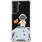 Bitcoin Astronaut Galaxy S21 5G Clear Case