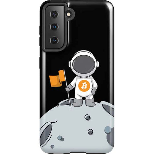 Bitcoin Astronaut Galaxy S21 5G Pro Case