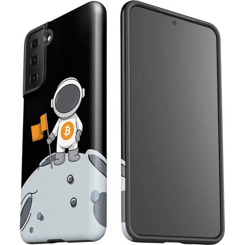 Bitcoin Astronaut Galaxy S21 Plus 5G Pro Case
