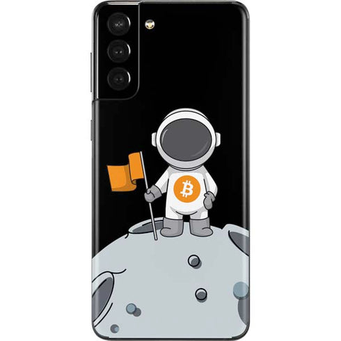 Bitcoin Astronaut Galaxy S21 Plus 5G Skin