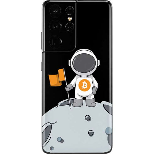 Bitcoin Astronaut Galaxy S21 Ultra 5G Skin
