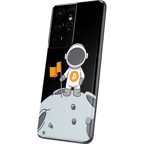 Bitcoin Astronaut Galaxy S21 Ultra 5G Skin