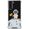 Bitcoin Astronaut Galaxy S22 Clear Case