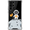 Bitcoin Astronaut Galaxy S22 Ultra Clear Case