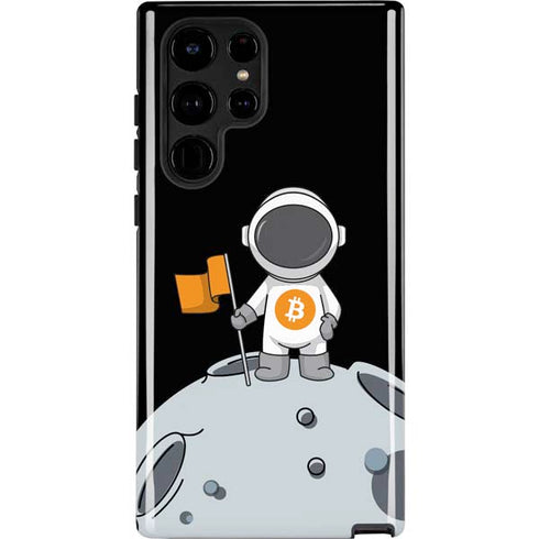 Bitcoin Astronaut Galaxy S22 Ultra Pro Case