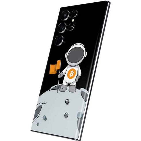 Bitcoin Astronaut Galaxy S22 Ultra Skin