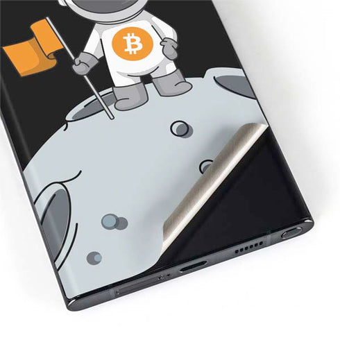 Bitcoin Astronaut Galaxy S22 Ultra Skin