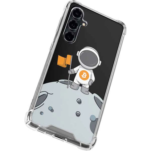 Bitcoin Astronaut Galaxy S23 FE Clear Case