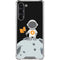 Bitcoin Astronaut Galaxy S23 Plus Clear Case
