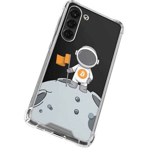 Bitcoin Astronaut Galaxy S23 Plus Clear Case