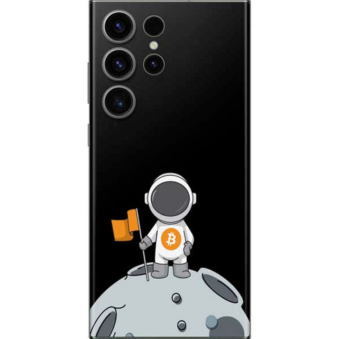 Bitcoin Astronaut Galaxy S23 Ultra Skin
