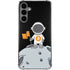 Bitcoin Astronaut Galaxy S24 Plus Clear Case