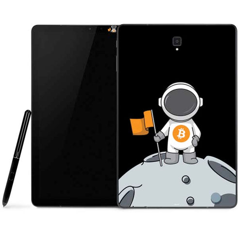 Bitcoin Astronaut Samsung Galaxy Tab Skin