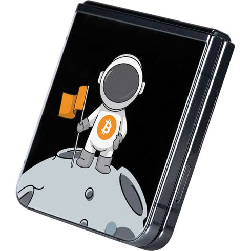Bitcoin Astronaut Galaxy Z Flip5 5G Skin