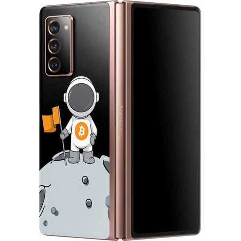 Bitcoin Astronaut Galaxy Z Fold2 5G Skin