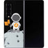 Bitcoin Astronaut Galaxy Z Fold4 5G Skin