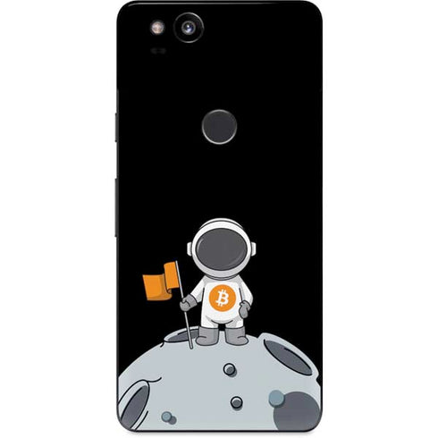 Bitcoin Astronaut Google Pixel 2 Skin