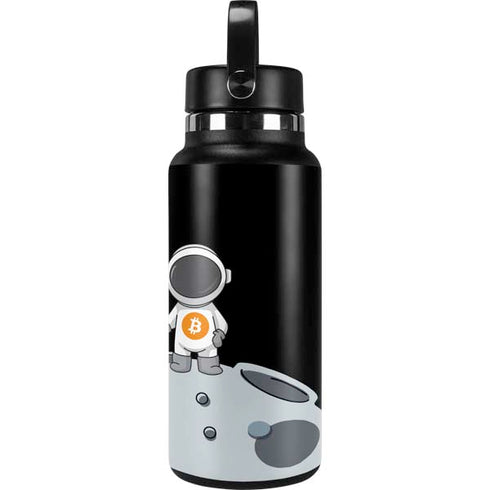 Bitcoin Astronaut Hydro Flask 32oz Wide Mouth Skin
