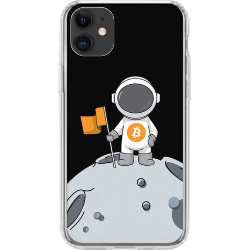 Bitcoin Astronaut iPhone 11 Clear Case