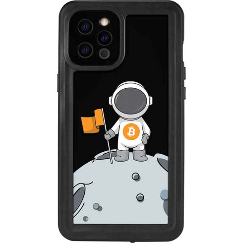 Bitcoin Astronaut iPhone 12 Pro Max Waterproof Case