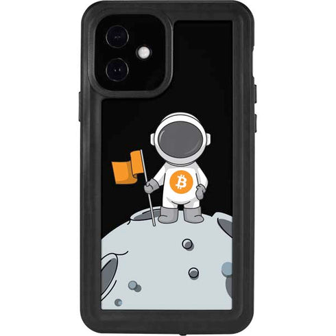 Bitcoin Astronaut iPhone 12 Waterproof Case